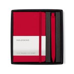 Moleskine Pocket Notebook and GO Pen Gift Set - Scarlet Red-5