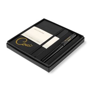 Moleskine Pocket Notebook and Kaweco Pen Gift Set - Black-1