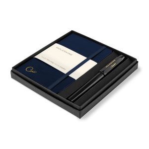 Moleskine Pocket Notebook and Kaweco Pen Gift Set - Sapphire Blue-1