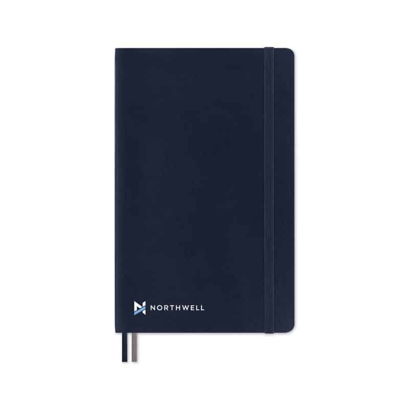 Moleskine Soft Cover Ruled Large Expanded Notebook - Sapphire Blue-1