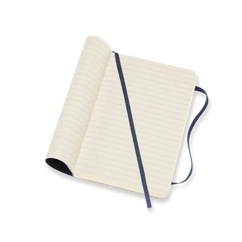 Moleskine Soft Cover Ruled Pocket Notebook - Sapphire Blue-4