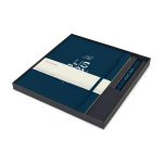 Moleskine X-Large Notebook and GO Pen Gift Set - Sapphire Blue - Sapphire Blue-1