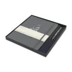 Moleskine X-Large Notebook and GO Pen Gift Set - Slate Grey - Slate Grey-1
