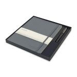 Moleskine X-Large Notebook and Kaweco Pen Gift Set - Slate Grey-1