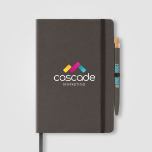 Terra Recycled Milk Carton Hard Cover Notebook & Reborn Pen Set – A5-1